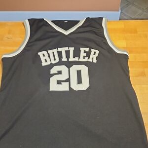 Black Butler Basketball Jersey Sewn On Letters